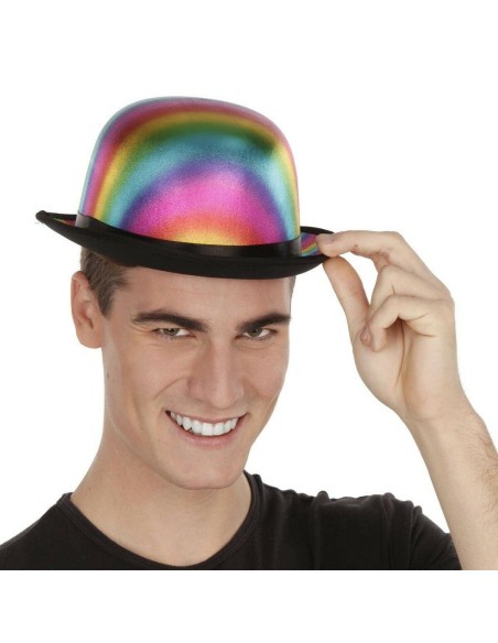 Bowler Hat My Other Me Multicolour Rainbow One size