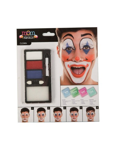 Make-Up Set My Other Me Male Clown 1 Piece