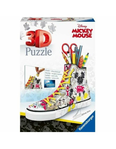 Puzzle 3D Ravensburger Sneaker Mickey Mouse (108 Pezzi)