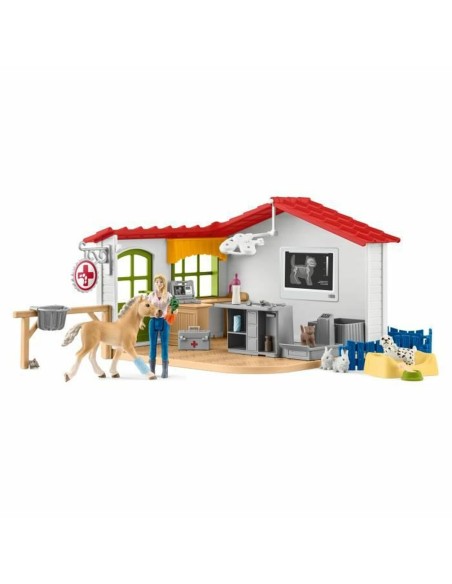 Playset Schleich Veterinarian practice with pets