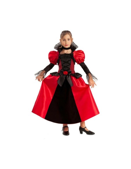 Costume per Bambini My Other Me Rosso Nero Vampiro Donna (2 Pezzi)