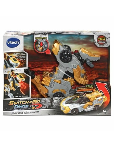 Transformer Car Vtech Switch & Go Dinos - Vulcanion, Mega Dragon