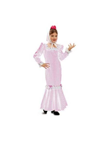 Costume for Children My Other Me Madrilenian Woman White (4 Pieces)