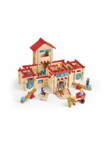 Personaggi d'Azione Jeujura The Wooden Castle Fort 300 Pezzi Playset