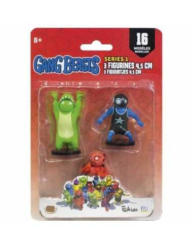 Personaggi d'Azione Lansay Gang Beasts Lot 1 4,5 cm 3 Pezzi