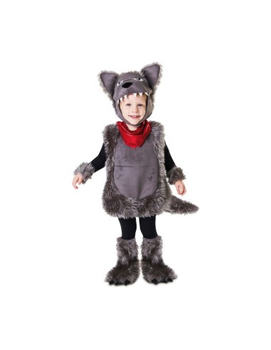 Costume for Children My Other Me Grey Wolf (4 Pieces)