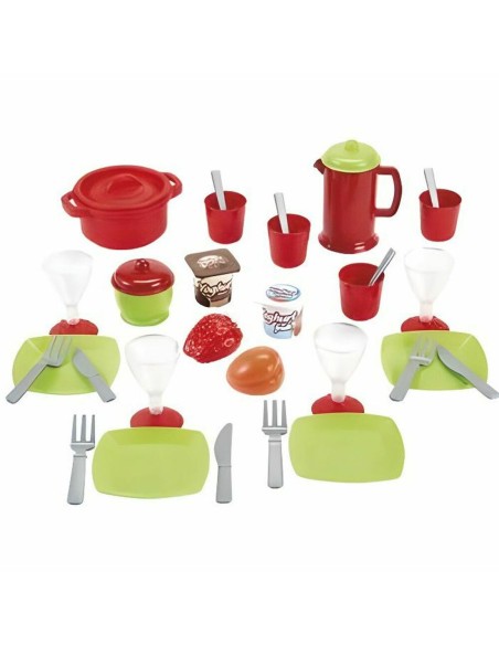 Dinnerware Set Ecoiffier Dinette Box 36 Pieces