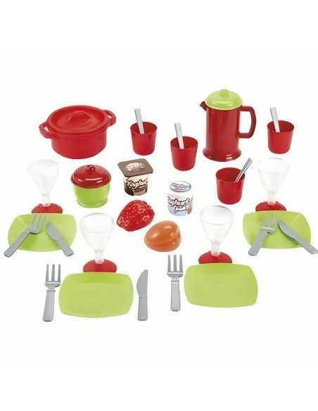 Set di Stoviglie Ecoiffier Dinette Box 36 Pezzi