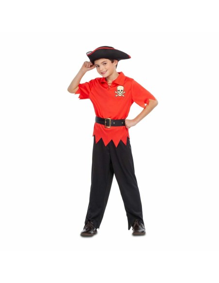 Costume for Children My Other Me Red Pirate (4 Pieces)