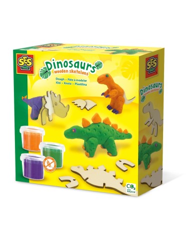 Knetspiel SES Creative Dinosaurs Glutenfrei