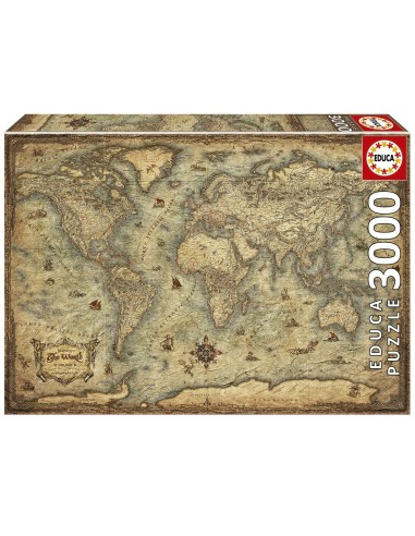 Puzzle Educa Map 3000 Pieces