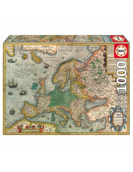 Puzzle Educa 1000 Pièces Carte