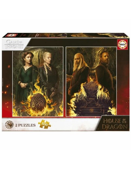 Puzzle Educa House of The Dragon 500 Pezzi Puzzle x 2