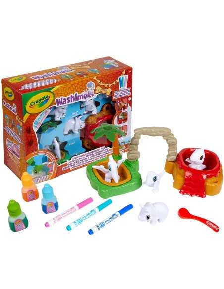 Playset Washimals Dinos Set Jurásico Crayola Washimals Dinosaurs Gioco Fai-da-te