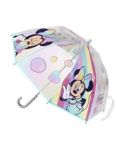 Umbrella Minnie Mouse Ø 71 cm Turquoise