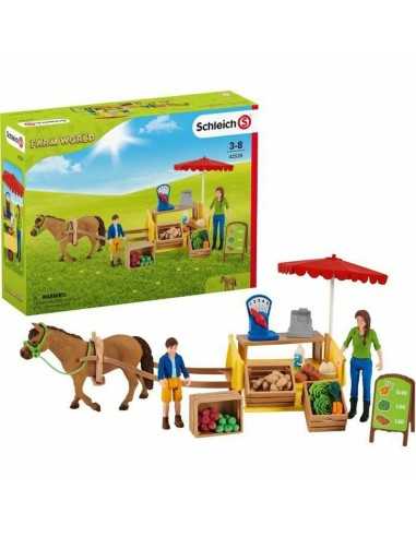 Playset Schleich Mobile Farm Stall