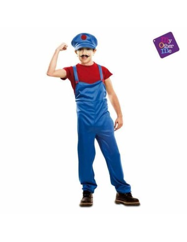 Costume for Children My Other Me Plumber 3 Pieces