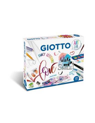 Set da Disegno Giotto Art Lab Fancy Lettering 45 Pezzi Multicolore