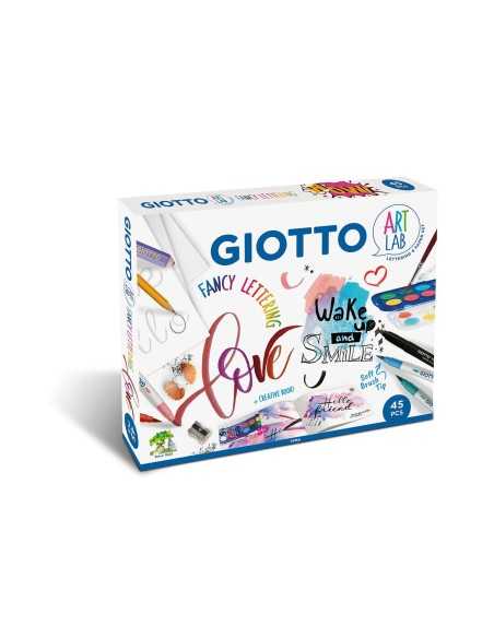 Set da Disegno Giotto Art Lab Fancy Lettering 45 Pezzi Multicolore