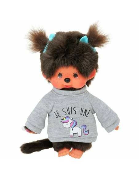 Fluffy toy Bandai Monchhichi Licorne 20 cm