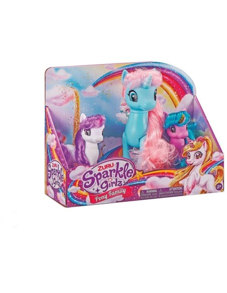 3 figure di animali Sparkle Girlz Unicorno