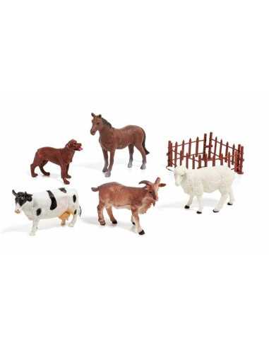 Set of Farm Animals Moltó 6 Pieces Plastic