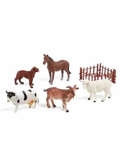 Set of Farm Animals Moltó 6 Pieces Plastic