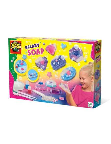 Gioco di Scienza SES Creative Galaxy Soap Set per la preparazione del sapone