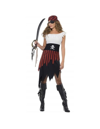 Costume for Adults Smiffy's Pirate Black (Refurbished B)