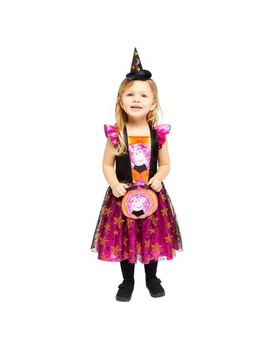 Costume for Children Witch Multicolour (Refurbished A+)