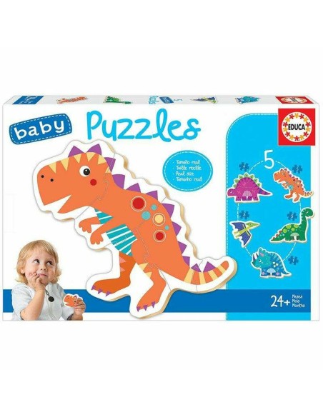 Puzzle Enfant Educa Dinosaure 5 Pièces