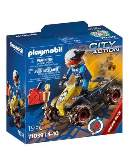 Playset Playmobil City Action Offroad Quad 19 Pezzi 71039