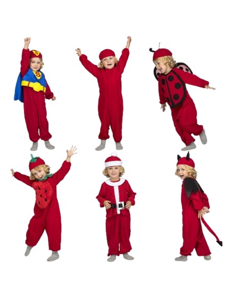 Costume for Babies My Other Me Quick 'N' Fun Red (3 Pieces)