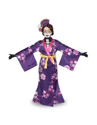 Costume for Children My Other Me Mariko Japanese Catrina (9 Pieces)