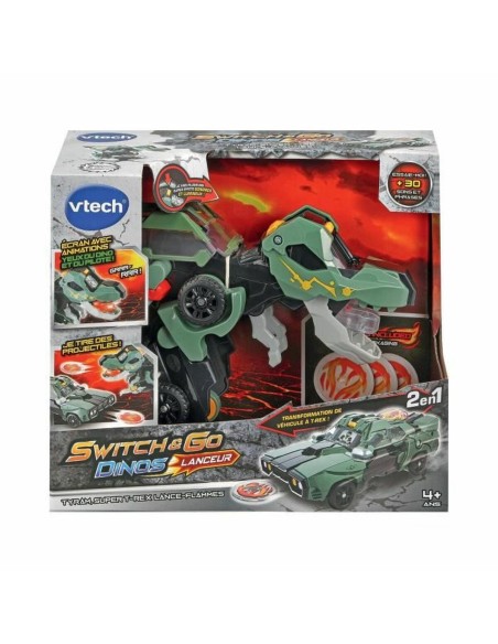 Playset di Veicoli Vtech Swich and Go Dinosauro