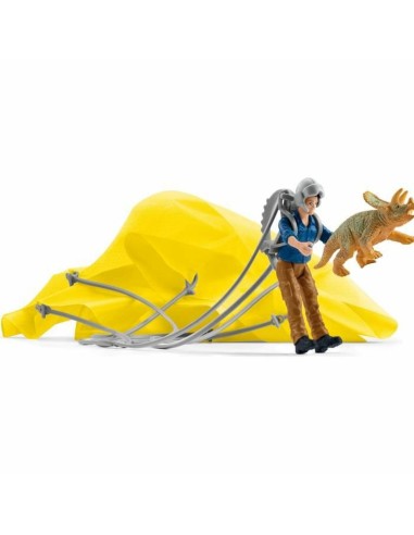 Playset Schleich Parachute Rescue Dinosaurier