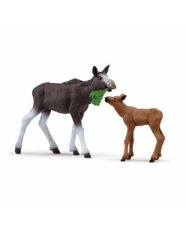 Set Animaux de la Ferme Schleich 42603 Élan Plastique