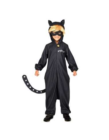 Déguisement pour Enfants My Other Me Cat Noir Noir 10-12 Ans (5 Pièces)