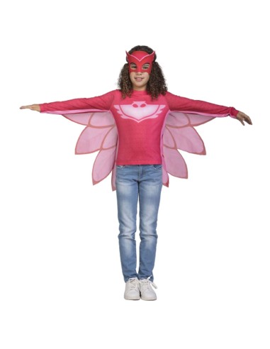 Costume per Bambini My Other Me Owlette Rosso 3-4 Anni (3 Pezzi)