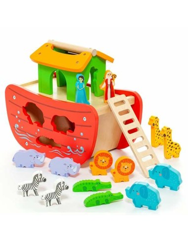 Playset Moltó Noah's ark Holz 17 Stücke