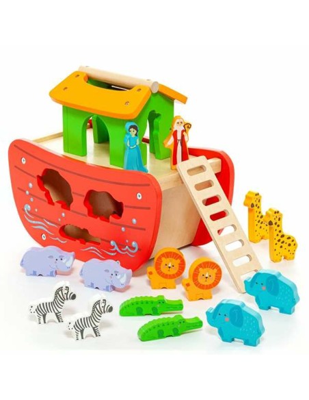 Playset Moltó Noah's ark Holz 17 Stücke