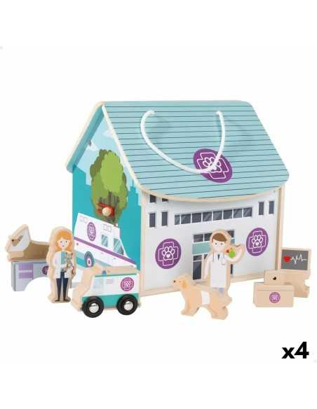 Playset Woomax Vet 9 Pieces 4 Units 19 x 18 x 19 cm