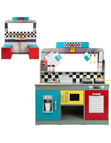 Cuisinière jouet Play & Learn Retro 90 x 104 x 58 cm