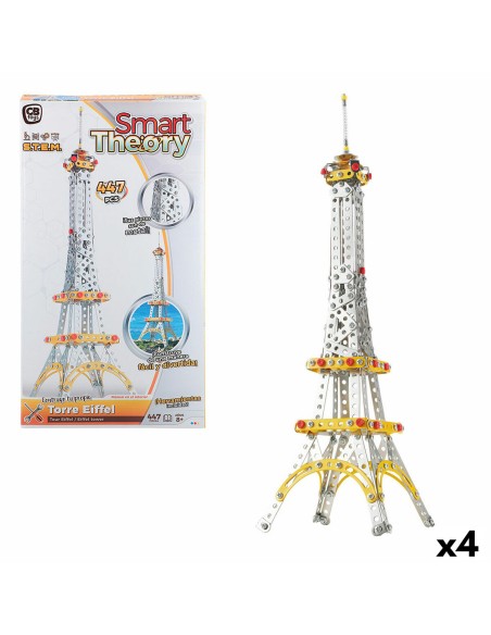 Konstruktionsspiel Colorbaby Tour Eiffel 447 Stücke (4 Stück)