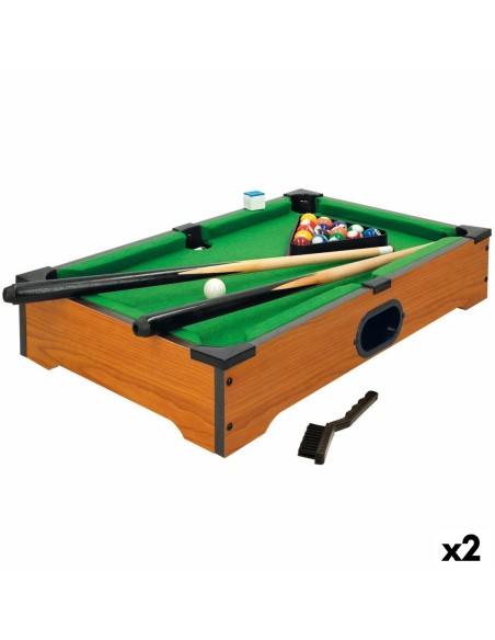 Billard de table Colorbaby 51 x 9 x 31 cm (2 Unités)