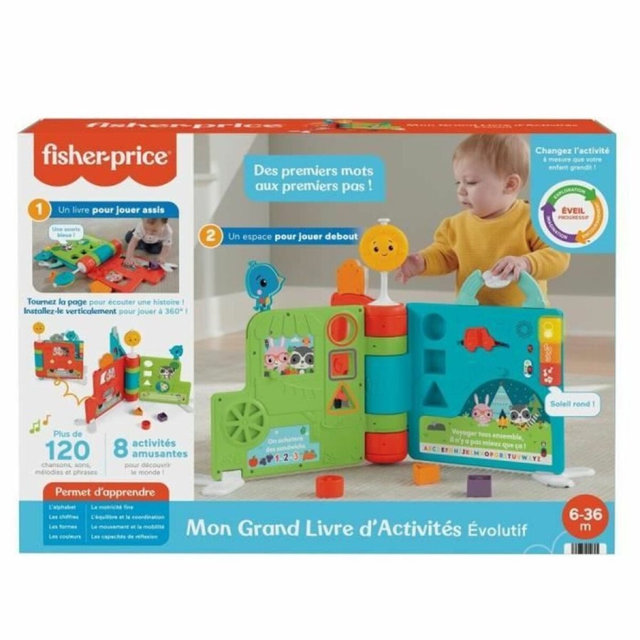 Baby-Spielzeug Fisher Price My Big Scalable Activity Book Kunststoff 4