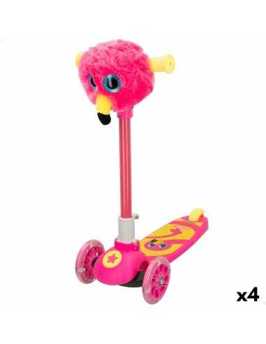 Scooter K3yriders Flamingo Rosa 4 Stück