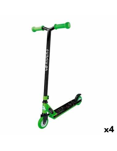 Monopattino Colorbaby Nero Verde 4 Unità