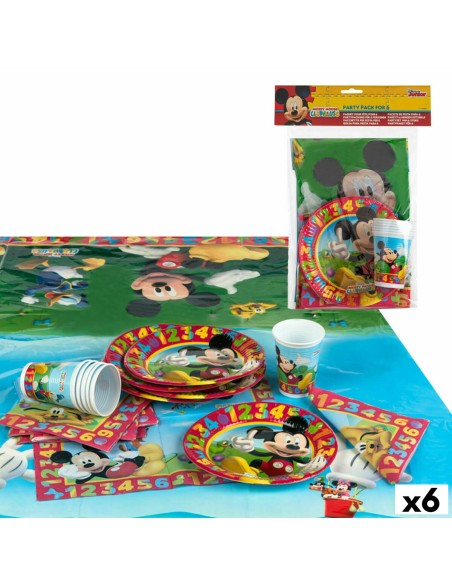 Party supply set Mickey Mouse (6 Units)