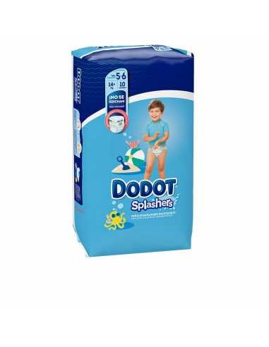 Disposable nappies Dodot Splashers 5-6 14 Kg (10 Units)